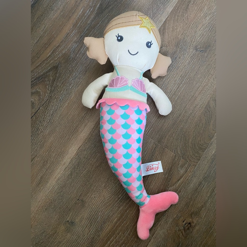 ☘️Linzy Mermaid fabric doll
